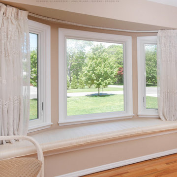 Pretty Living Room with New Bay Window - Renewal by Andersen Long Island, Brookl