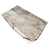 Trapezoid Coffee Table Marble Top