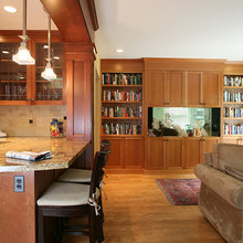 Wall of cabinets
