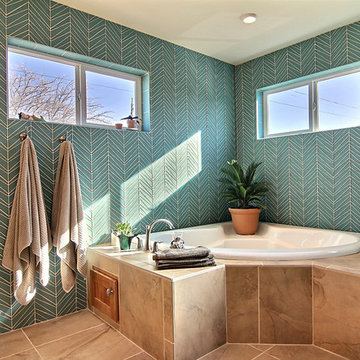 Glass Tile Bathroom