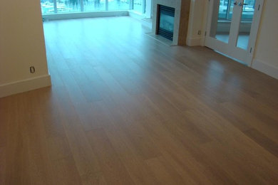 Engineered Brushed White Oak Hardwood Flooring