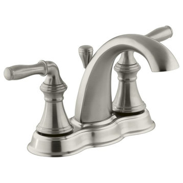 Kohler K-393-N4 Devonshire Centerset Bathroom Faucet - - Brushed Nickel