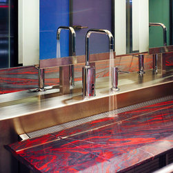 Iron Red Natural Stone - Vanity Tops And Side Splashes