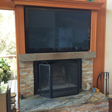Fireplace mantle