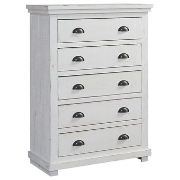 Willow Chest, Distressed White