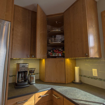 Project 3062-1 Contemporary Green Kitchen Remodel South Minneapolis