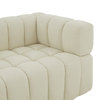 Safavieh Couture Calyna Channel Tufted Boucle Sofa, Cream