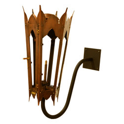 Gothic Gooseneck - Outdoor Wall Lights And Sconces