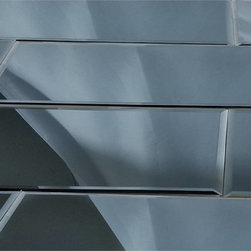 Reflections Glass Mirror Beveled Back Splash Wall Tile - Anaheim, CA - Wall And Floor Tile