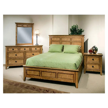 Al-br-5350ks-hvt Intercon Furniture Alta - Harvest King Storage Bed - Harvest