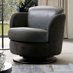 Hansel Swivel Armchair P322 by Chateau d'Ax | MIG Furniture - Indoor Chaise Lounge Chairs