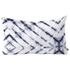Little Arrow Design Co Shibori Tie Dye Oblong Throw Pillow
