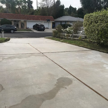 Driveway Cleaning in woodland hills property services