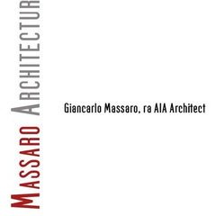 Giancarlo Massaro Architect, AIA