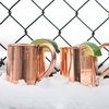 Pure Copper Mugs, Set of 2