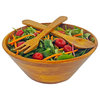 3-Piece Wood Salad Bowl Set