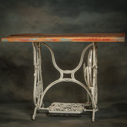 Vintage Console Table with White Base - Products