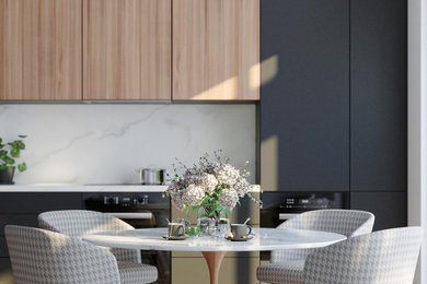 Kitchen 3D rendering