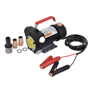 155W Electric Fuel Transfer Pump 12V Big Flow Rate With Automatic Nozzle &  Hoses