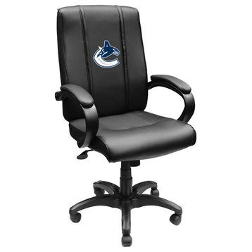 Vancouver Canucks Executive Desk Chair Black