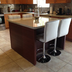 Slatted Kitchen Island - Kitchen Islands And Kitchen Carts