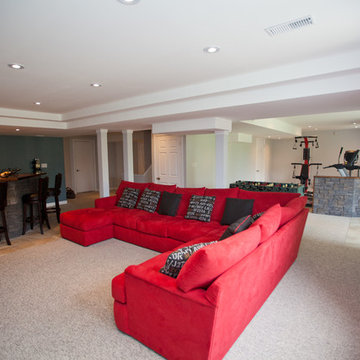 Pickering Family's New Basement Rec. Room