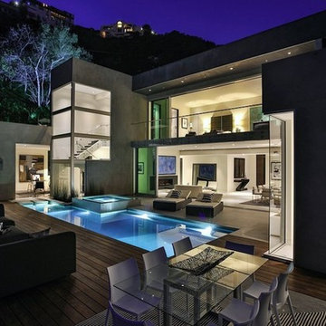Modern Custom Home in Hollywood Hills, CA