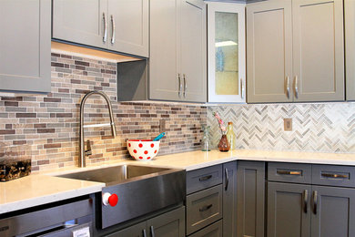 Inspiration for a transitional kitchen remodel in Other