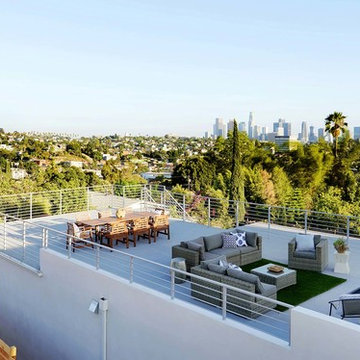 Rooftop Deck with Los Angeles City View