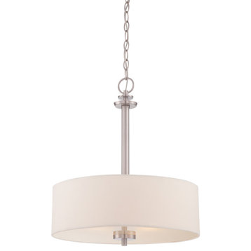 Designers Fountain 87231 Harlowe 3 Light Full Sized Foyer Pendant - Satin