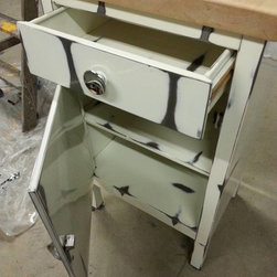Vintage Kitchen Cabinet/Cutting Board (restored) - Kitchen Cabinetry