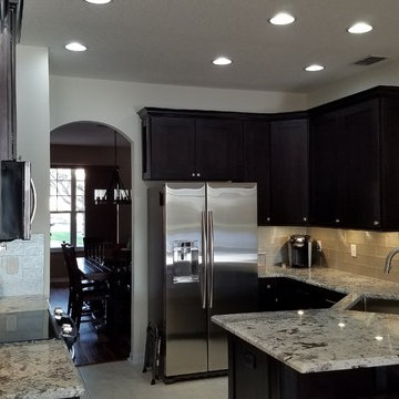 Espresso Cabinets and kitchen re-design