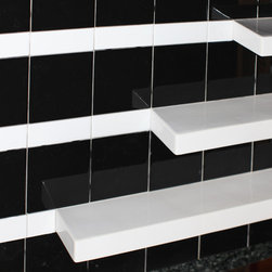 Modern Bathroom Shower Shelf Ideas - Tile