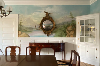 Inspiration for a dining room remodel in Boston