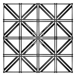 0606 Aluminum Ceiling Tile - Glossy Black & Glossy White - Ceiling Tile