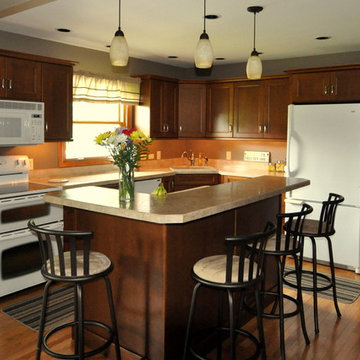 Smooth Maple Kitchen Remodel