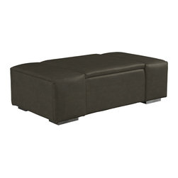 Depot Ottoman by La-Z-Boy shown in Slate - Products