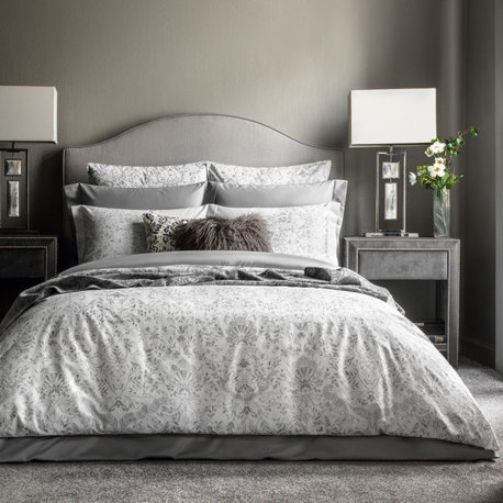 Amaris Ash Grey Duvet Cover Queen