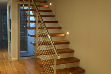 Photo of a contemporary staircase in Newcastle - Maitland.