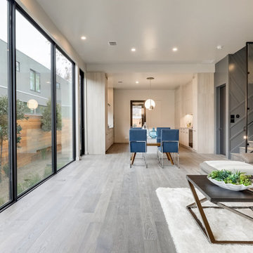Austin Modern New Construction - Hand Scraped Alaska White Oak