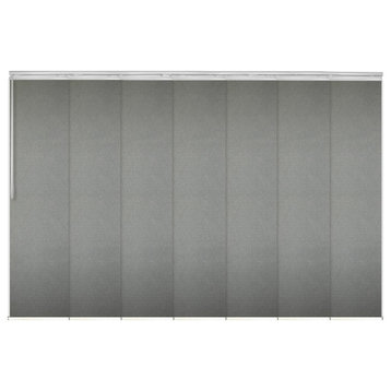 Lucienne 7-Panel Track Extendable Vertical Blinds 110-153"W