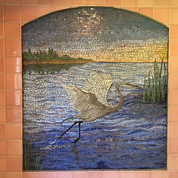 Lakehouse Egret Mosaic