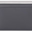 Brompton Bread Bin in Carbon Steel and Marble