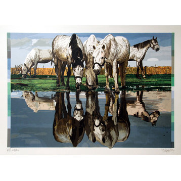"Horses of The Camargue" Artwork
