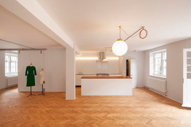 Inspiration for a contemporary kitchen in London.