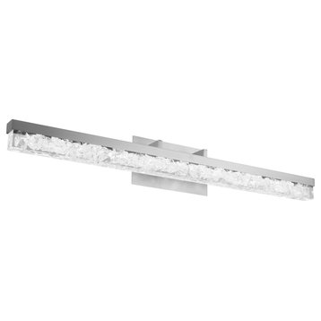 Modern Forms WS-62039 Minx 39"W LED Bath Bar - Brushed Nickel