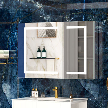 VEWRA 36 x 30" Lighted Medicine Cabinet | Double Door