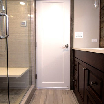Willowbrook Bath with Steam Shower and Barnwood Wall