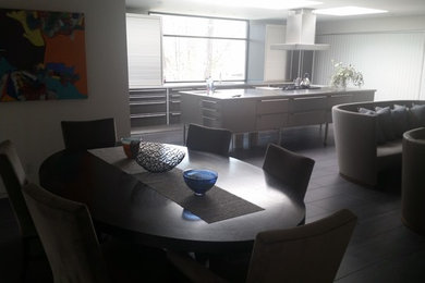 Minimalist kitchen photo in St Louis