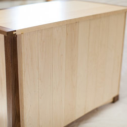 Birdseye Maple and Walnut Tansu Chest - Products